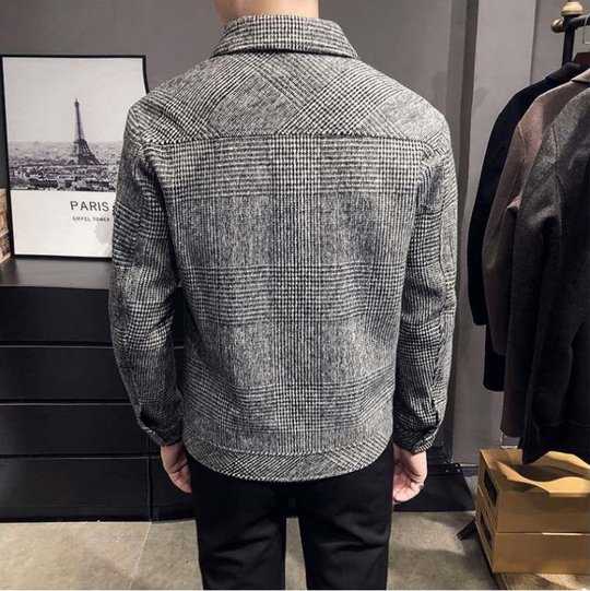 Elliot - Men's Plaid Shirt Jacket