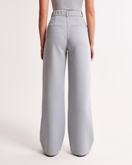 Claudine – Pleated High Waist Trousers with Tailored Fit