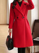 Claudine - Women's Belted Midi Coat
