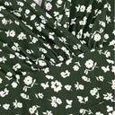 Damen Midikleid mit Blumenmuster und V-Ausschnitt – Sommerkleid für Hochzeitsgäste