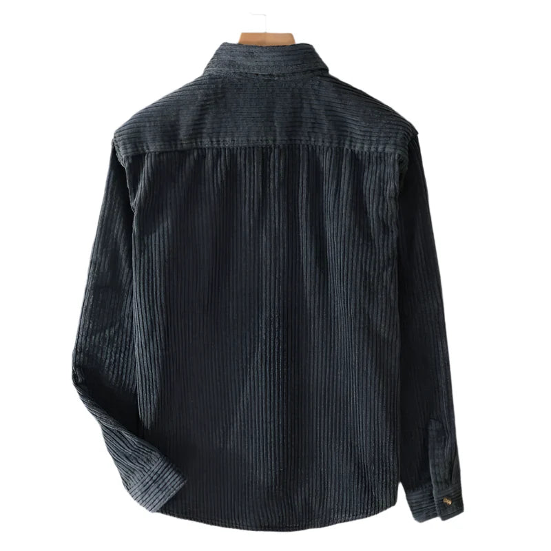 Victor | Corduroy Button-Up Long Sleeve Shirt