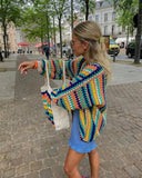 Sima | Women's Crochet Knit Cardigan