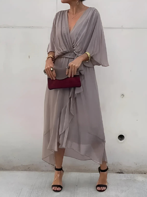 Seraphina – Women’s Wrap Midi Dress