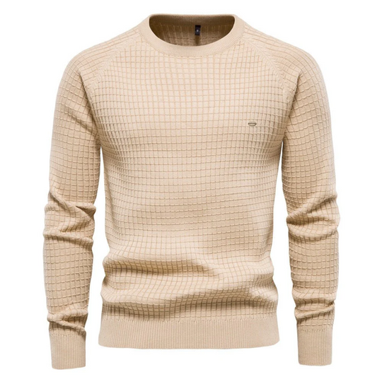Matteo | Men's Textured Knit Crewneck Sweater
