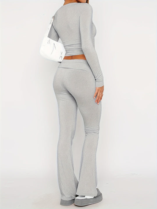Nadia – Stretch Two-Piece Outfit Set
