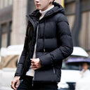 Barclay & Bloom | Herren Steppjacke – Kapuzen-Wintermantel mit Reißverschlusstaschen und warmer Polsterung