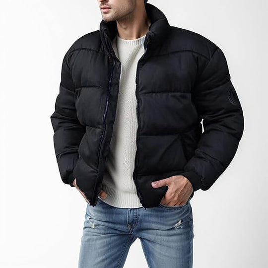 Victor Men’s Puffer Jacket – Quilted Winter Coat