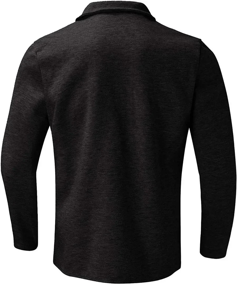 Davies Men’s Wool Blend Jacket – Casual Light Button Front