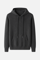 Charlie Men’s Wool Hoodie – Long Sleeve Pullover with Kangaroo Pocket