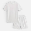 Men’s Summer Waffle Knit Set Lightweight T-Shirt and Shorts Outfit