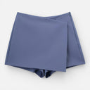 Women’s Elegant High Waist Skort Mini Wrap Skirt Shorts Summer