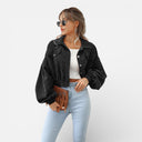 Women’s Corduroy Shirt Jacket – Cropped Fit, Premium Comfort