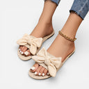 Women’s Comfortable Bow Slide Sandals Soft Footbed Summer Flats