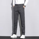 Mason | Slim Fit Checked Trousers