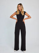 Harmony Jumpsuit - Mouwloos en met wijde pijpen