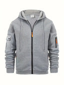 Nathan | Hoodie met volledige ritssluiting en zakken