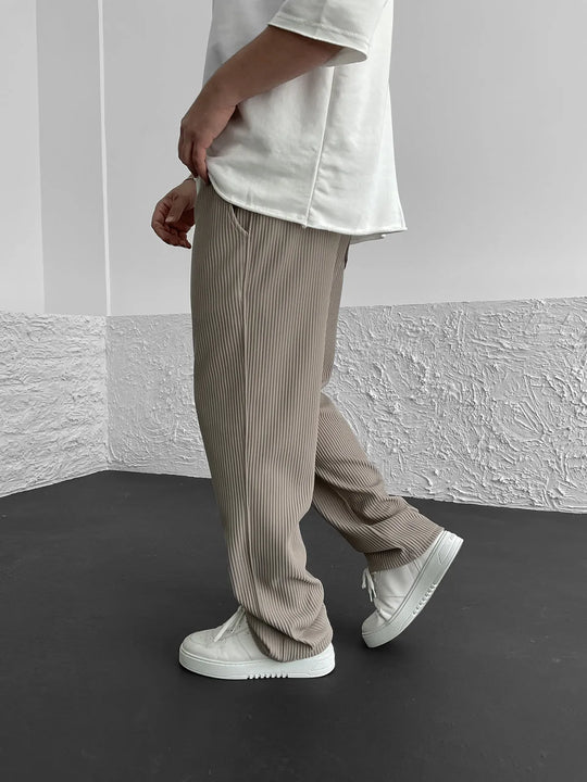 Milan – Ribbed Knit Men’s Pants