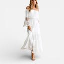 Women’s Off Shoulder Maxi Dress Lace Summer Event