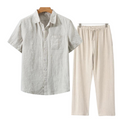 Barclay & Bloom - Men's Linnen Outfit Set - Shortsleeve