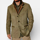 Mason Men’s Suede Jacket – Classic Button-Up Blazer Style