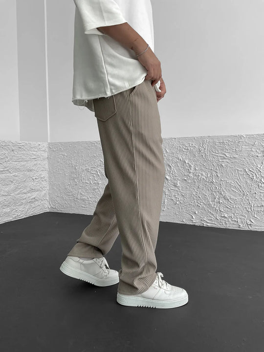 Milan – Ribbed Knit Men’s Pants