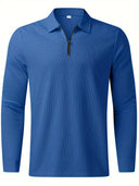 Barclay & Bloom – Men's Casual Zip-up Polo With V-Neck