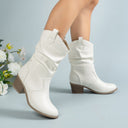 Noelia | Women's Mid-Calf Boots with Block Heel