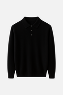 Julian Herren Strick Polo – Langarm Ganzjahresbekleidung