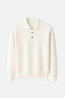 Julian Herren Strick Polo – Langarm Ganzjahresbekleidung