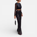 Fiorella | Two-Piece Sequin Top with Tassels