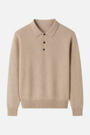 Julian Herren Strick Polo – Langarm Ganzjahresbekleidung