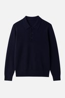 Julian Herren Strick Polo – Langarm Ganzjahresbekleidung