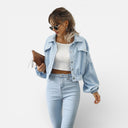 Women’s Corduroy Shirt Jacket – Cropped Fit, Premium Comfort