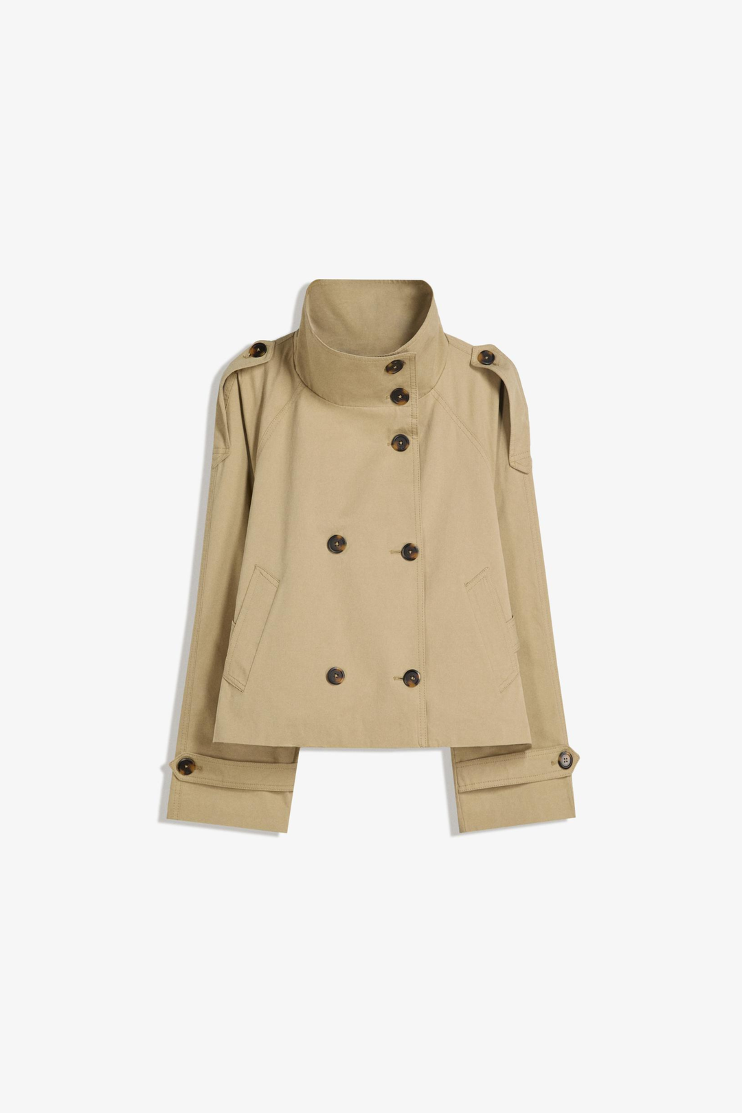 Barclay & Bloom | Women’s Trench Coat – Short Belted Double-Breasted Jacket