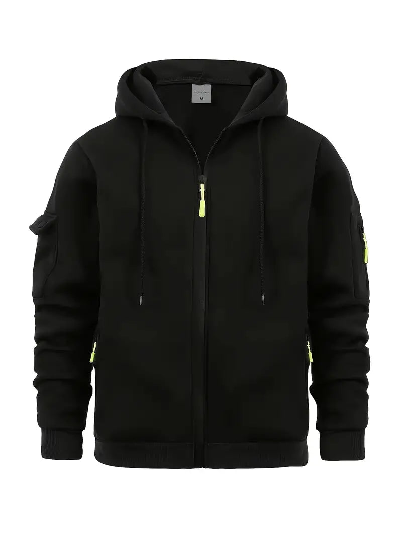 Nathan | Full Zip Utility Hoodie