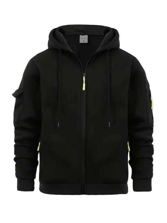 Nathan | Full Zip Utility Hoodie