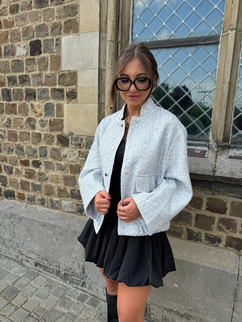Sabine | Women's Short Coat with Button Closure