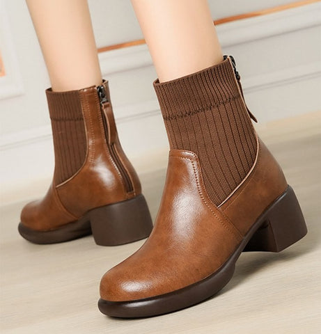 Alizee – Women’s block heel ankle boots