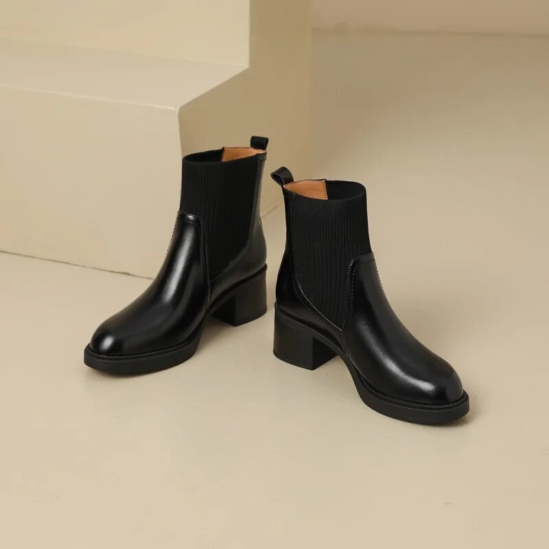 Alizee – Women’s block heel ankle boots