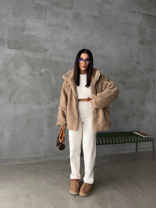 Tessa | Dames Fleece Jas met Rits