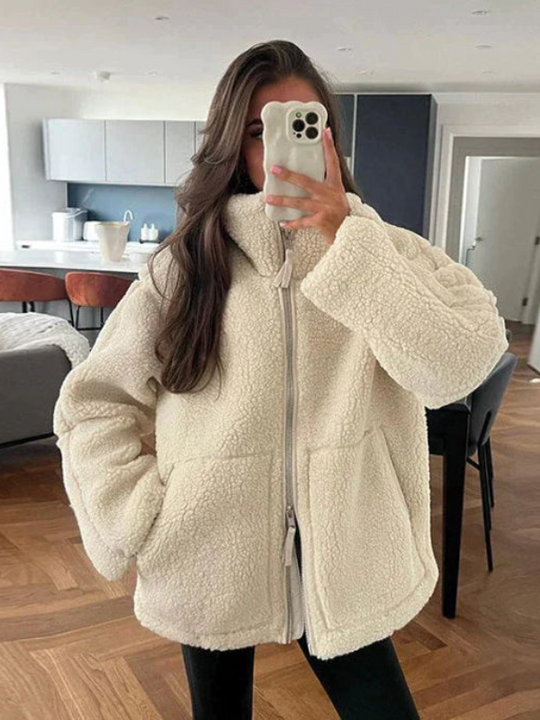 Tessa | Dames Fleece Jas met Rits