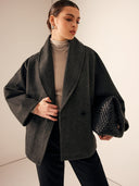 Helena - Women's Oversized Wool Blend Coat