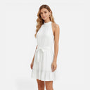 Barclay & Bloom | Women’s Halter Neck Dress Lightweight Elegant Summer Mini