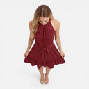 Barclay & Bloom | Women’s Halter Neck Dress Lightweight Elegant Summer Mini