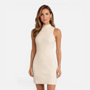 Barclay & Bloom | Women’s Mini Dress Slim Fit Sleeveless Mock Neck