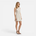 Barclay & Bloom | Women’s Striped Dress Sleeveless Button Front Slim Fit