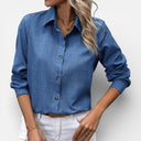 Isla – Relaxed Fit Long Sleeve Blouse