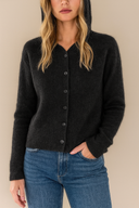 Maelle – Women’s Wool Knit Hoodie Cardigan