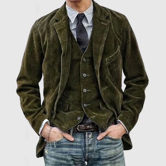 Barclay & Bloom - Men's Blazer and Waistcoat in Corduroy