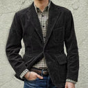 Barclay & Bloom | Men’s Corduroy Blazer – Tailored Two-Button Casual Jacket